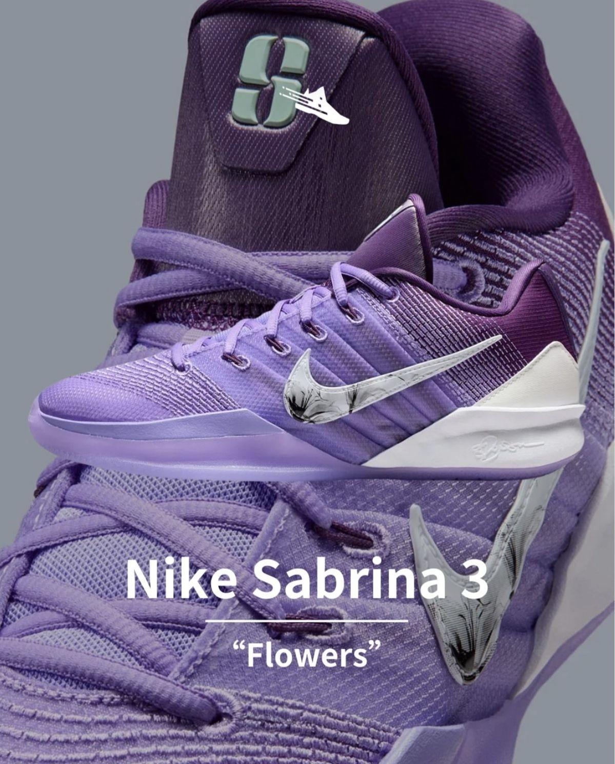 谁能拒绝夜紫色的Sabrina 3篮球鞋啊!